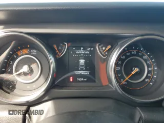 2023 Jeep Wrangler Willys Sport with VIN 1C4HJXDM6PW583932, listed as a Copart auction lot 75165174 with 7,624 mi miles and Salvage title. Bid and sale history available at DreamBid. Image 9.