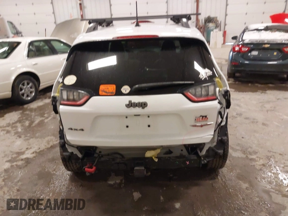 2019 Jeep Cherokee Trailhawk with VIN 1C4PJMBX4KD390061, listed as a IAAI auction lot 42007112 with 72,227 mi miles and . Bid and sale history available at DreamBid. Image 16.