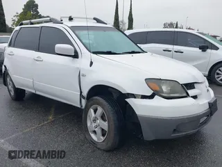 2003 Mitsubishi Outlander XLS with VIN JA4LX41G93U034215, listed as a IAAI auction lot 41788522 with 163,558 mi miles. Bid and sale history available at carsss.com. Image 13.