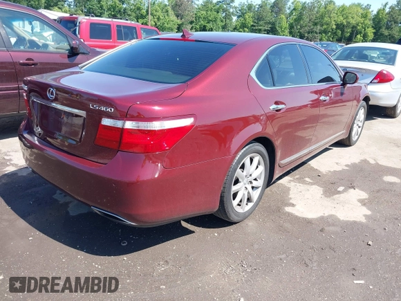 2007 Lexus LS 460 with VIN JTHBL46F975000819, listed as a IAAI auction lot 42547913 with 221,827 mi miles and . Bid and sale history available at DreamBid. Image 4.
