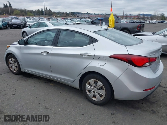 2016 Hyundai Elantra SE with VIN 5NPDH4AE5GH756867, listed as a IAAI auction lot 41761113 with 148,954 mi miles and . Bid and sale history available at DreamBid. Image 3.