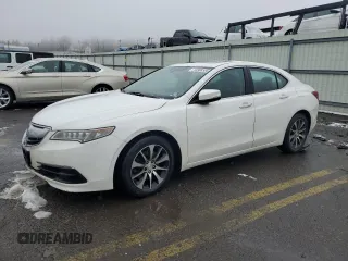 2017 Acura TLX with VIN 19UUB1F38HA003433, listed as a Copart auction lot 44388555 with 129,751 mi miles and Salvage Title. Bid and sale history available at carsss.com. Image 1.