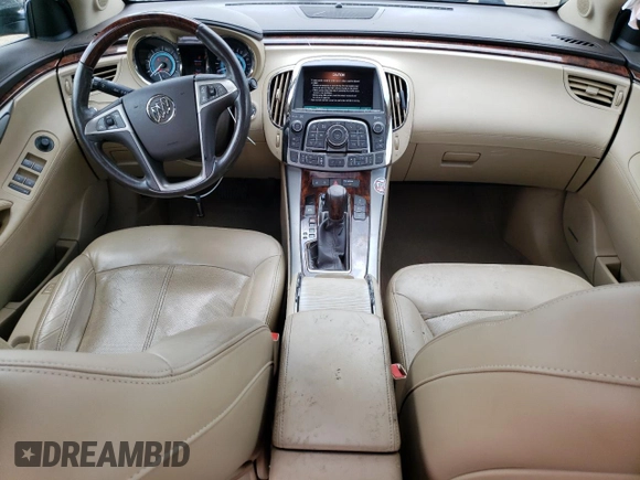 2012 Buick LaCrosse Premium 3 with VIN 1G4GH5E37CF107597, listed as a Copart auction lot 64068815 with 83,731 mi miles and Salvage title. Bid and sale history available at DreamBid. Image 8.