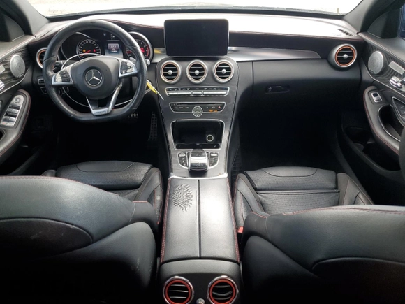 2016 Mercedes-Benz C 450 AMG with VIN 55SWF6EB6GU115637, listed as a Copart auction lot 48511815 with 118,824 mi miles and Clean Title. Bid and sale history available at carsss.com. Image 8.
