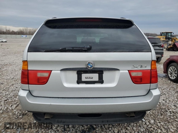 2002 BMW X5 3.0i with VIN 5UXFA535X2LP28470, listed as a Copart auction lot 54247035 with 0 mi miles and Clean Title. Bid and sale history available at carsss.com. Image 6.