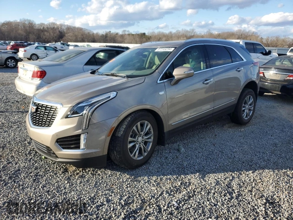 2023 Cadillac XT5 FWD Premium Luxury with VIN 1GYKNCRS6PZ108977, listed as a Copart auction lot 87249294 with 0 mi miles and Salvage Title. Bid and sale history available at carsss.com. Image 1.
