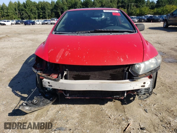 2010 Honda Civic Cpe EX with VIN 2HGFG1B8XAH530246, listed as a Copart auction lot 72376334 with 169,887 mi miles and Clean Title. Bid and sale history available at carsss.com. Image 5.