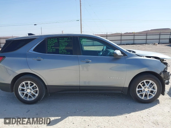 2023 Chevrolet Equinox LT with VIN 3GNAXKEG7PS208307, listed as a IAAI auction lot 41846548 with 47,543 mi miles and . Bid and sale history available at carsss.com. Image 14.