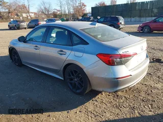 2022 Honda Civic Sedan Sport with VIN 2HGFE2F53NH602230, listed as a IAAI auction lot 40897569 with 25,801 mi miles. Bid and sale history available at carsss.com. Image 3.