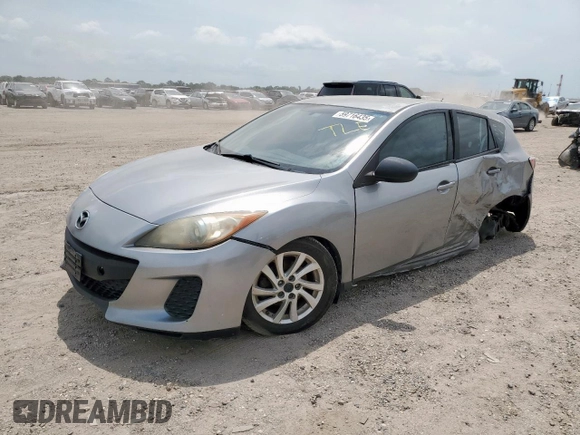 2012 Mazda 3 i Touring with VIN JM1BL1L74C1577899, listed as a Copart auction lot 59716435 with 132,718 mi miles and Salvage title. Bid and sale history available at DreamBid. Image 1.