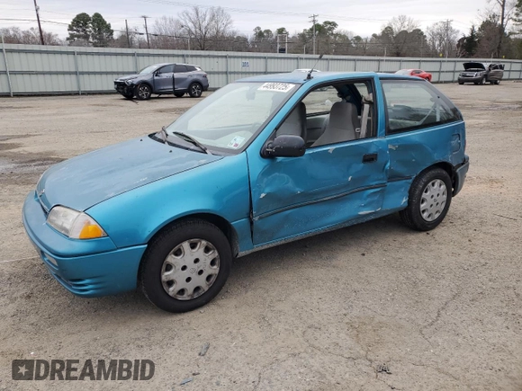 1993 Suzuki Swift z VIN 2S2AC35S5P6601869, wystawiony jako Copart lot #44993725 z przebiegiem 166 429 mil mil oraz Szkody całkowita. Historia ofert i sprzedaży dostępna na DreamBid. Obrazek 1.