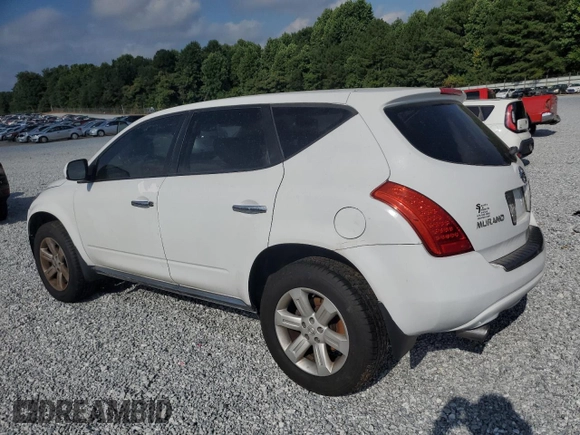 2006 Nissan Murano S with VIN JN8AZ08T06W428802, listed as a Copart auction lot 49888225 with 83,468 mi miles and Non Repairable. Bid and sale history available at carsss.com. Image 2.