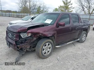 2008 Honda Ridgeline RTL with VIN 2HJYK16558H511163, listed as a IAAI auction lot 42037960 with 191,456 mi miles. Bid and sale history available at carsss.com. Image 2.