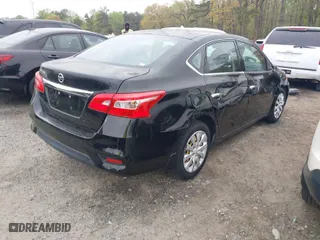 2016 Nissan Sentra S with VIN 3N1AB7AP9GY305163, listed as a IAAI auction lot 41897735 with 54,146 mi miles. Bid and sale history available at carsss.com. Image 4.