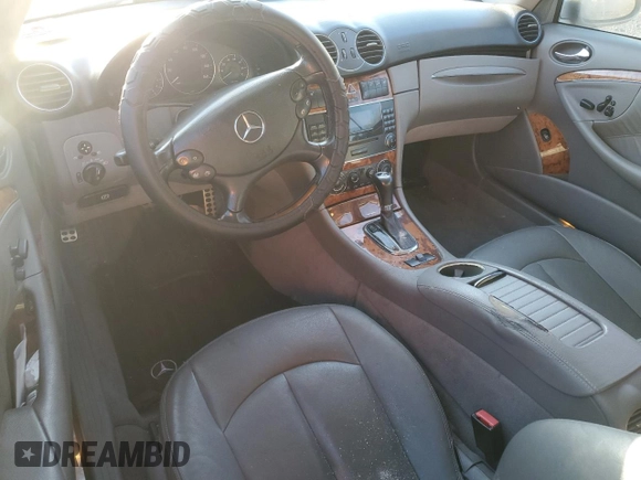 2006 Mercedes-Benz CLK 350 with VIN WDBTK56H06F190372, listed as a Copart auction lot 83021914 with 169,306 mi miles and Salvage Title. Bid and sale history available at DreamBid. Image 8.