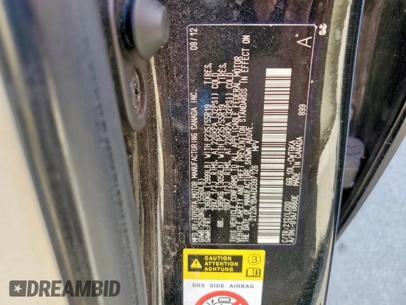 2013 Lexus RX 350 с VIN 2T2ZK1BA4DC097126, выставлен на аукционе Copart как лот 62709785 с пробегом 125 473 миль миль и Чистый • Clean title. История ставок и продаж доступна на DreamBid. Изображение 13.