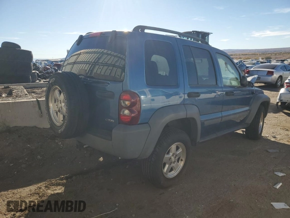 2005 Jeep Liberty Sport with VIN 1J4GL48545W635895, listed as a Copart auction lot 80876564 with 145,108 mi miles and Salvage Title. Bid and sale history available at DreamBid. Image 3.