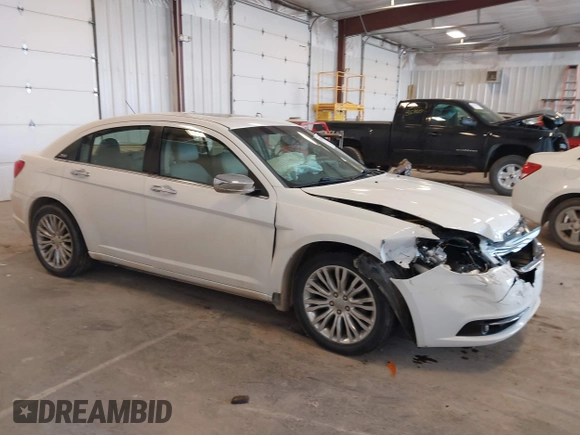 2013 Chrysler 200 Limited with VIN 1C3CCBCG0DN507468, listed as a IAAI auction lot 42001890 with 89,935 mi miles and . Bid and sale history available at DreamBid. Image 1.