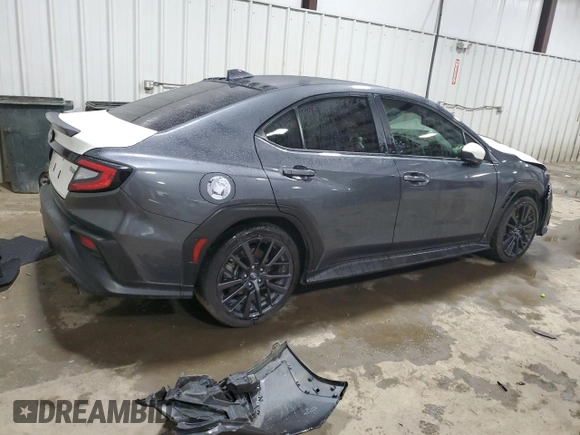 2022 Subaru WRX Premium with VIN JF1VBAF6XN9023652, listed as a Copart auction lot 75480643 with 40,264 mi miles and Salvage Title. Bid and sale history available at DreamBid. Image 3.
