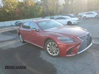 2019 Lexus LS with VIN JTHB51FF1K5007992, listed as a Copart auction lot 81781454 with 50,571 mi miles and Salvage Title. Bid and sale history available at carsss.com. Image 4.