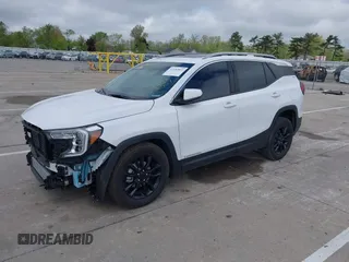 2024 GMC Terrain SLT z VIN 3GKALPEG5RL384887, wystawiony jako IAAI lot #42192857 z przebiegiem 4 267 mil mil oraz . Historia ofert i sprzedaży dostępna na DreamBid. Obrazek 17.
