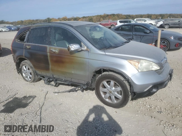 2008 Honda CR-V EX-L with VIN JHLRE48758C075520, listed as a Copart auction lot 77112634 with 164,489 mi miles and Salvage Title. Bid and sale history available at carsss.com. Image 4.