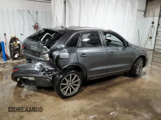 2018 Audi Q3 Premium with VIN WA1ECCFS3JR026977, listed as a Copart auction lot 44118955 with 94,373 mi miles and Salvage title. Bid and sale history available at DreamBid. Image 3.