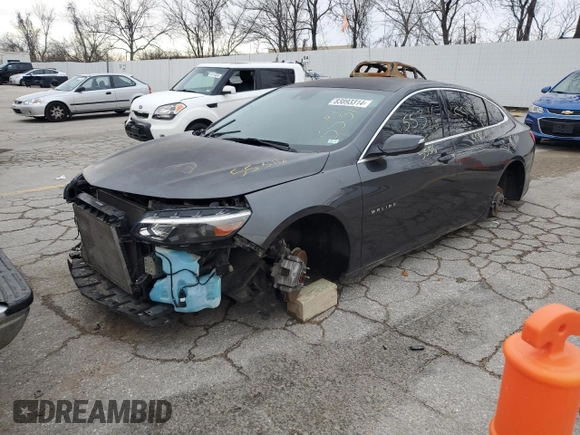 2016 Chevrolet Malibu LT with VIN 1G1ZE5ST6GF176984, listed as a Copart auction lot 83893314 with 135,170 mi miles and Salvage Title. Bid and sale history available at DreamBid. Image 1.