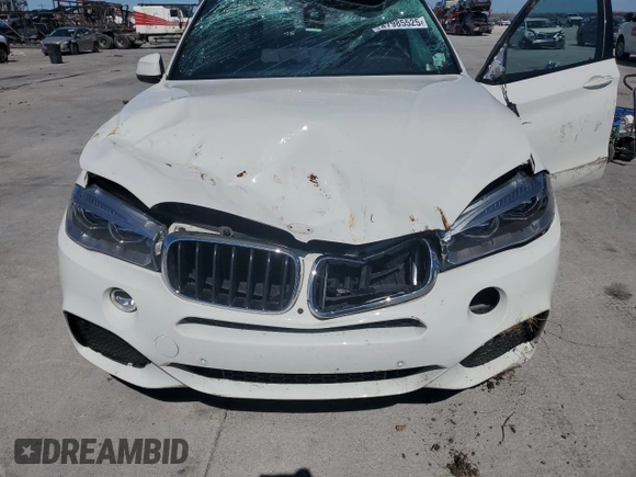 2017 BMW X5 sDrive35i with VIN 5UXKR2C32H0X07482, listed as a Copart auction lot 47985525 with 44,717 mi miles and Salvage Title. Bid and sale history available at carsss.com. Image 13.
