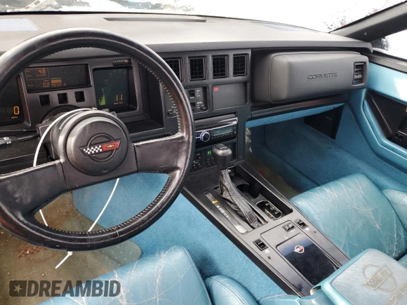 1989 Chevrolet Corvette with VIN 1G1YY3180K5125449, listed as a Copart auction lot 47791165 with 620,509 mi miles and Salvage Title. Bid and sale history available at carsss.com. Image 8.