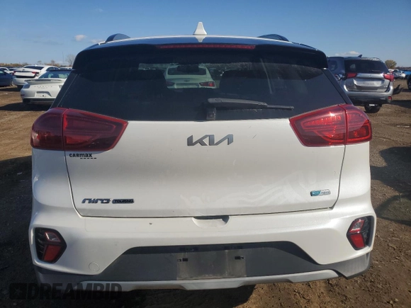 2022 Kia Niro Touring SE with VIN KNDCC3LC7N5518757, listed as a Copart auction lot 77995554 with 28,842 mi miles and Salvage Title. Bid and sale history available at carsss.com. Image 6.