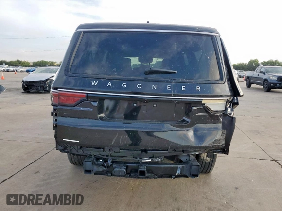 2023 Jeep Wagoneer Series II with VIN 1C4SJSBP2PS549189, listed as a Copart auction lot 64060685 with 29,157 mi miles and Clean title. Bid and sale history available at DreamBid. Image 6.