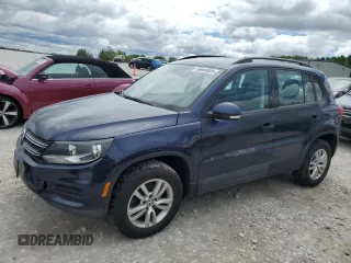 2016 Volkswagen Tiguan S z VIN WVGAV7AX9GW587053, wystawiony jako Copart lot #56644925 z przebiegiem 125 320 mil mil oraz Czysty tytuł • Clean title. Historia ofert i sprzedaży dostępna na DreamBid. Obrazek 1.