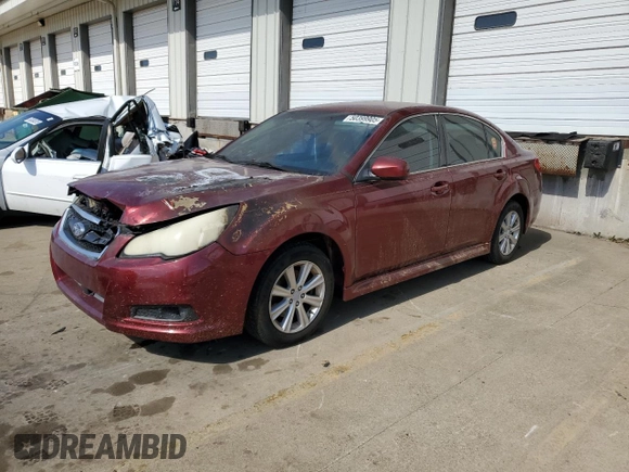 2012 Subaru Legacy 2.5i with VIN 4S3BMCA68C3012840, listed as a Copart auction lot 50399905 with 0 mi miles and Salvage Title. Bid and sale history available at carsss.com. Image 1.