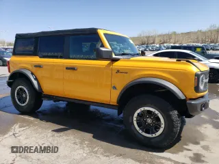 2022 Ford Bronco with VIN 1FMEE5DPXNLA89363, listed as a Copart auction lot 53043155 with 50,072 mi miles and Salvage Title. Bid and sale history available at DreamBid. Image 4.