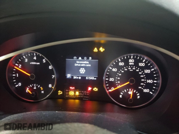 2020 Kia Sportage LX with VIN KNDPMCAC2L7736141, listed as a Copart auction lot 88645735 with 61,543 mi miles and Salvage Title. Bid and sale history available at DreamBid. Image 9.