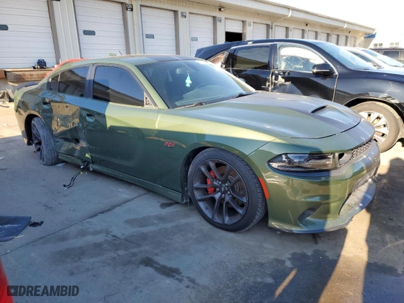 2020 Dodge Charger Scat Pack with VIN 2C3CDXGJ2LH132996, listed as a Copart auction lot 89082605 with 49,188 mi miles and Salvage Title. Bid and sale history available at carsss.com. Image 4.