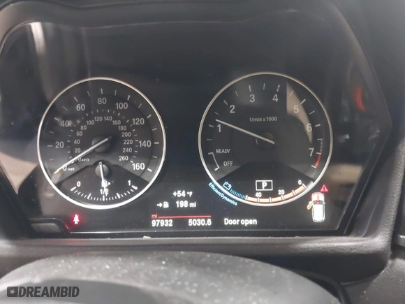 2016 BMW X1 xDrive28i with VIN WBXHT3C3XG5E47536, listed as a IAAI auction lot 41672144 with 97,932 mi miles. Bid and sale history available at carsss.com. Image 7.