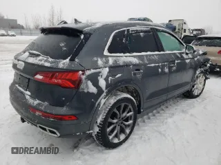 2018 Audi SQ5 Premium Plus with VIN WA1A4AFY1J2026957, listed as a Copart auction lot 44124315 with Not Provided miles and Salvage Title. Bid and sale history available at DreamBid. Image 3.