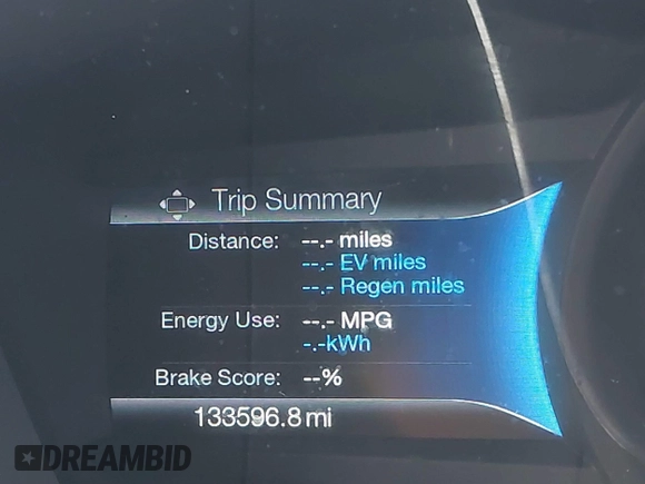 2016 Ford Fusion Energi SE Luxury with VIN 3FA6P0PU3GR166009, listed as a IAAI auction lot 41626623 with 133,596 mi miles. Bid and sale history available at carsss.com. Image 16.