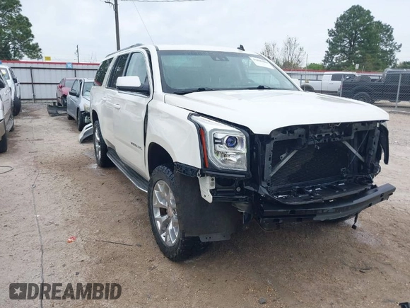 2015 GMC Yukon XL SLT with VIN 1GKS1HKC6FR178371, listed as a IAAI auction lot 41896486 with 159,282 mi miles. Bid and sale history available at carsss.com. Image 1.