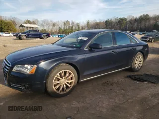 2012 Audi A8 с VIN WAUAVAFD3CN008149, выставлен на аукционе Copart как лот 44489925 с пробегом 125 086 миль миль и Списание • Salvage title. История ставок и продаж доступна на DreamBid. Изображение 1.