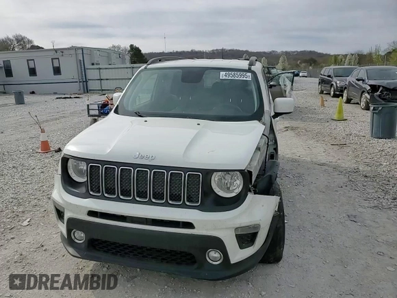 2020 Jeep Renegade Latitude with VIN ZACNJABBXLPL94013, listed as a Copart auction lot 49585995 with 87,659 mi miles and Salvage Title. Bid and sale history available at DreamBid. Image 11.