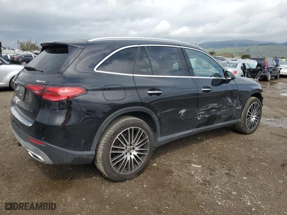 2023 Mercedes-Benz GLC with VIN W1NKM4HB0PU020450, listed as a Copart auction lot 48902555 with 16,352 mi miles and Salvage Title. Bid and sale history available at carsss.com. Image 3.