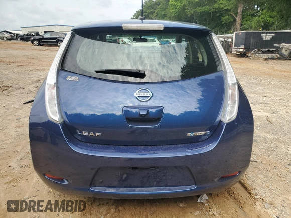 2017 Nissan LEAF S with VIN 1N4BZ0CP3HC311462, listed as a Copart auction lot 62606785 with Not provided miles and Salvage title. Bid and sale history available at DreamBid. Image 6.