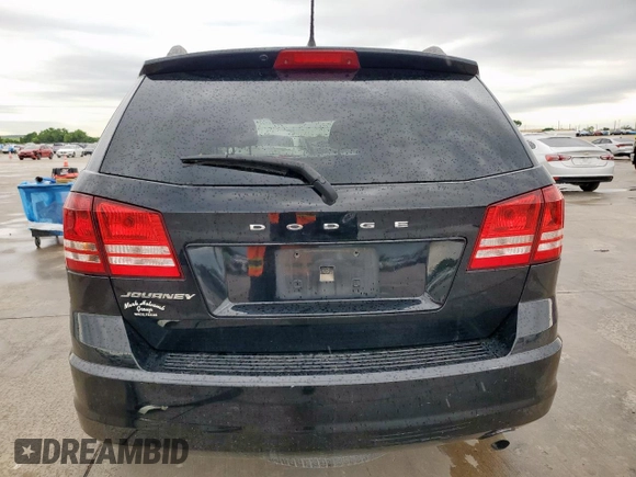 2018 Dodge Journey SE with VIN 3C4PDCAB8JT229681, listed as a Copart auction lot 54874205 with Not Provided miles and Salvage Title. Bid and sale history available at carsss.com. Image 6.