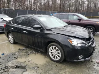 2019 Nissan Sentra SV with VIN 3N1AB7AP7KY247157, listed as a Copart auction lot 49877865 with 106,805 mi miles and Salvage Title. Bid and sale history available at DreamBid. Image 4.