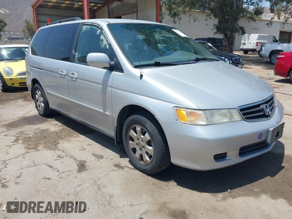 2004 Honda Odyssey EX-L with VIN 5FNRL18774B028164, listed as a IAAI auction lot 42454877 with 135,720 mi miles and . Bid and sale history available at DreamBid. Image 1.