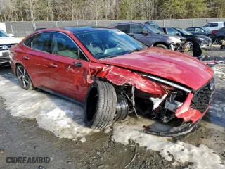 2022 Hyundai Sonata SEL Plus with VIN 5NPEJ4J20NH150422, listed as a Copart auction lot 87952025 with 57,602 mi miles and Salvage Title. Bid and sale history available at carsss.com. Image 4.