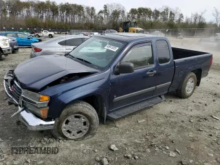 2008 GMC Canyon SL with VIN 1GTCS19E688175572, listed as a Copart auction lot 45641825 with 106,347 mi miles and Salvage Title. Bid and sale history available at carsss.com. Image 1.